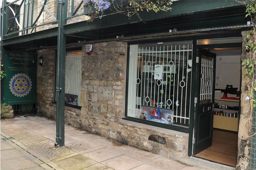 Cumbria Guide New Cockermouth Shop AimPoint Shoots on to Scene