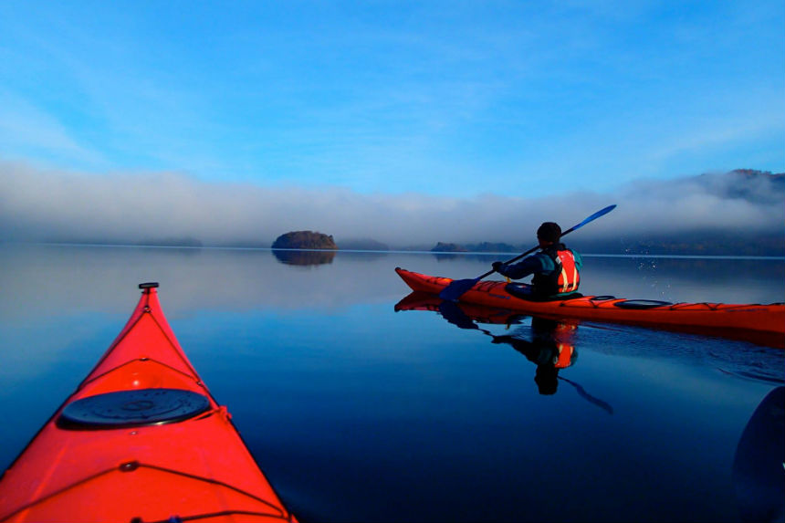 Cumbria Guide, Paddling on Derwentwater