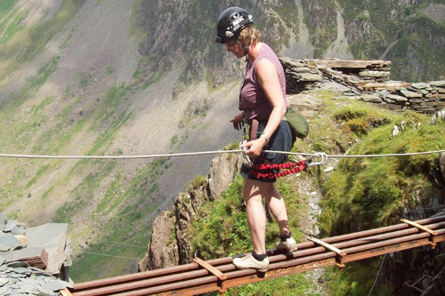 Ferrata at Honister Slate Mine