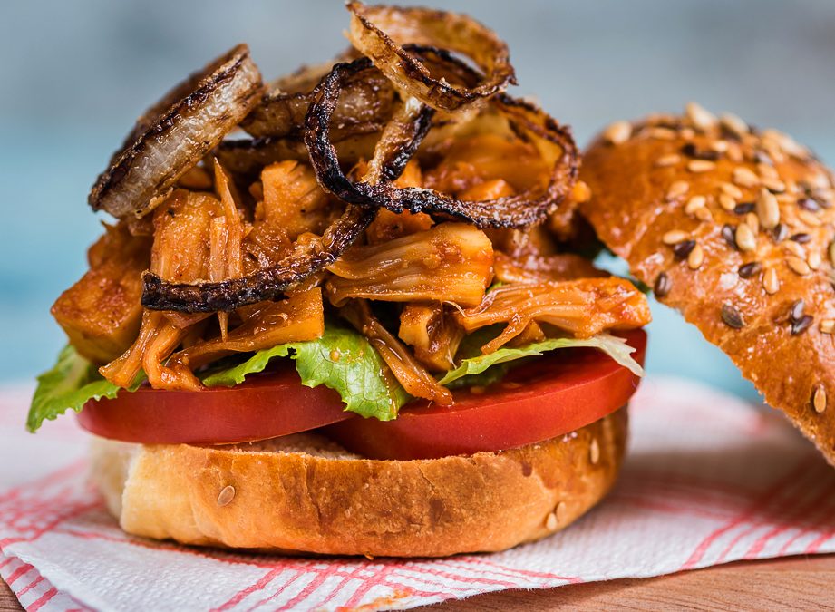 BBQ Jerked Jackfruit Sando