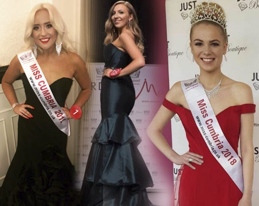 Three of a Kind. A trio of Cumbrian entrants to compete in the Miss England finals