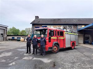 Cumbria Fire and Rescue Service donate fire engine to support Ukraine