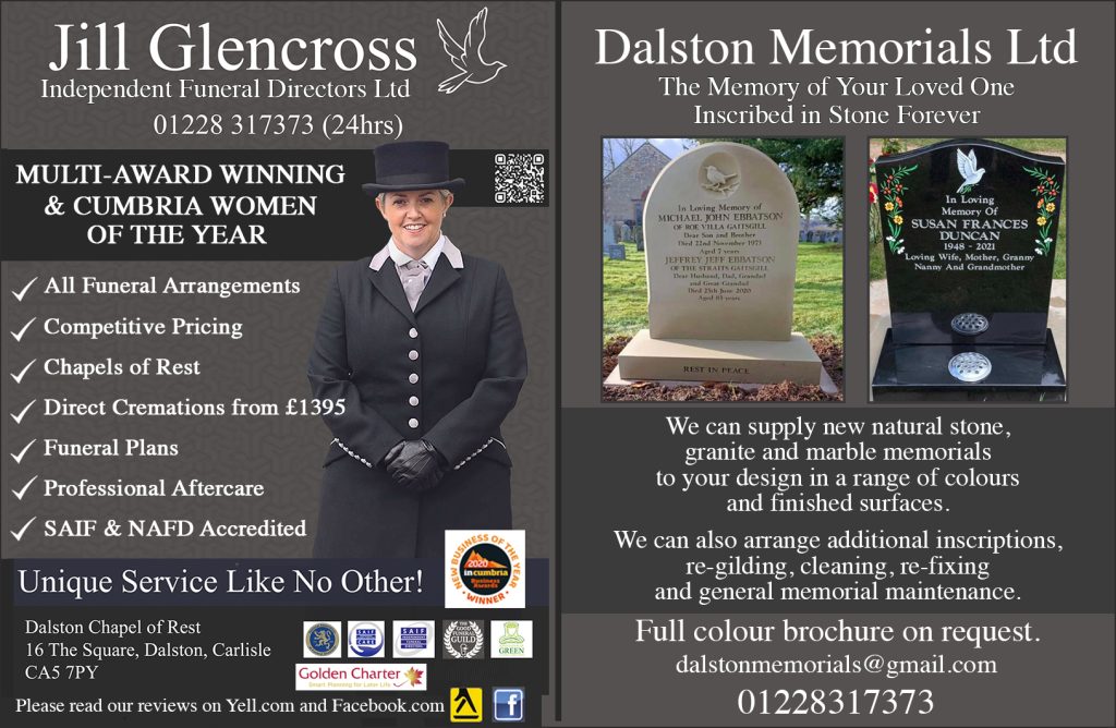 Jill Glencross Independent Funeral Director Obituaries
