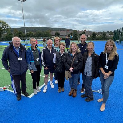 Family-friendly launch event for Penrith's refurbished Castle Park tennis courts