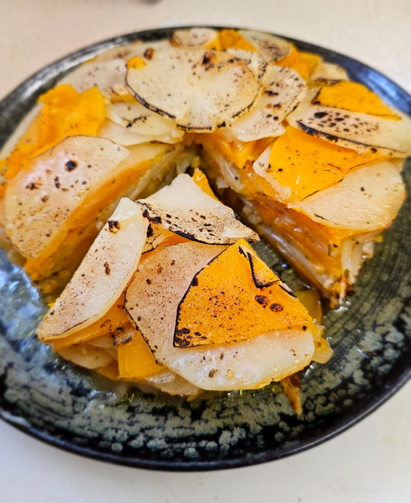 Vegetarian Potato Squash and Sage Pie