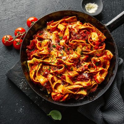 Recipe: Easy Tomato Tagliatelle. Perfect for quick Valentine’s dinner.