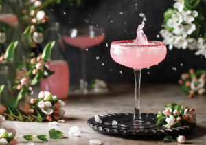 Spring Cocktail Recipe: Pink Gin 75