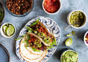RECIPE: Vegan Tacos with Pickle Salsa